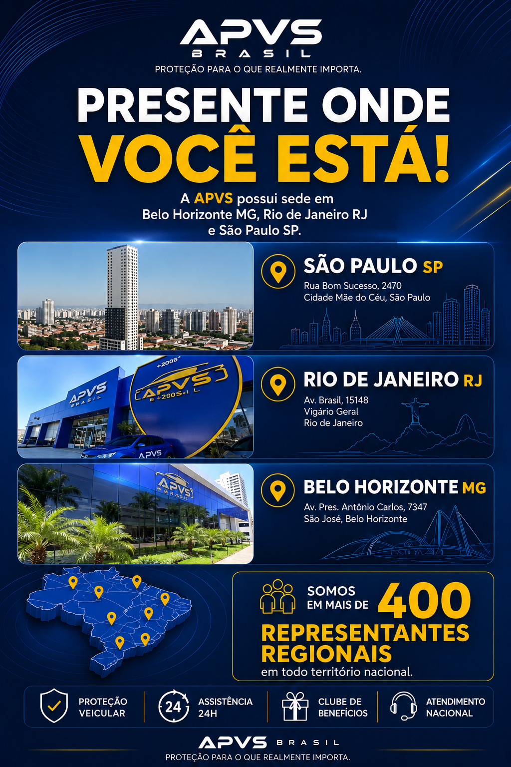APVS Brasil - Presente onde voce esta
